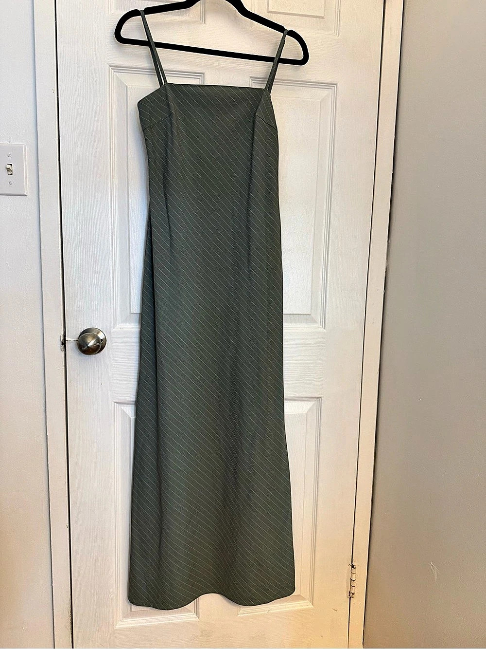 Princess Polly Striped Maxi Dress in Green Size Small Like New